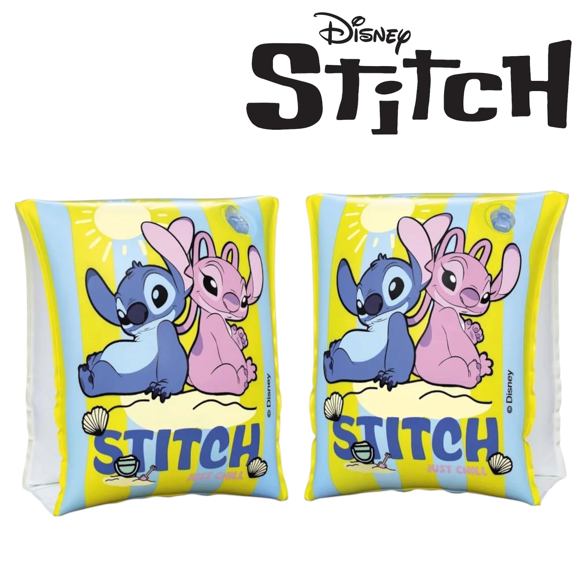 Braccioli Mare Piscina Disney Stitch Accessorio Estivo per Spiaggia