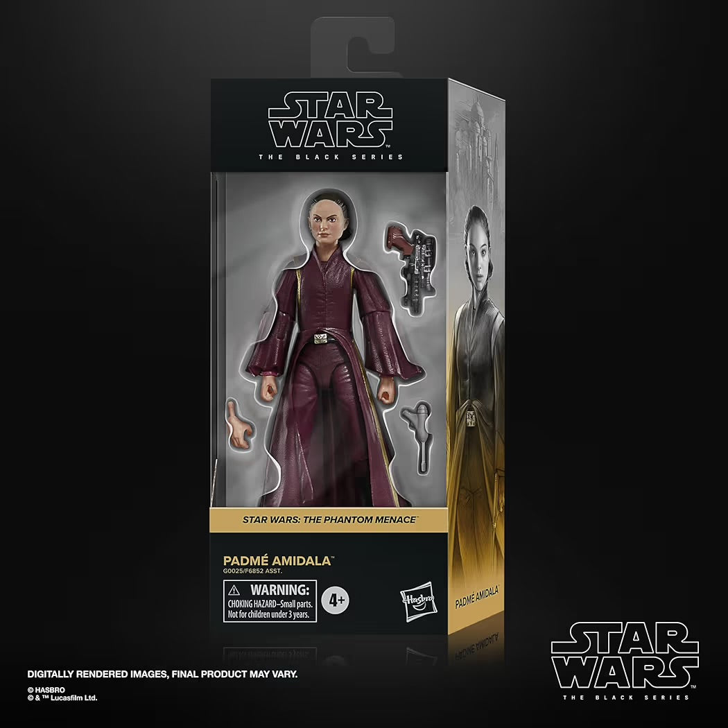 Hasbro Star Wars The Black Series Padmé Amidala action figure collezionabile 15 cm ispirata al film Star Wars La minaccia fantasma