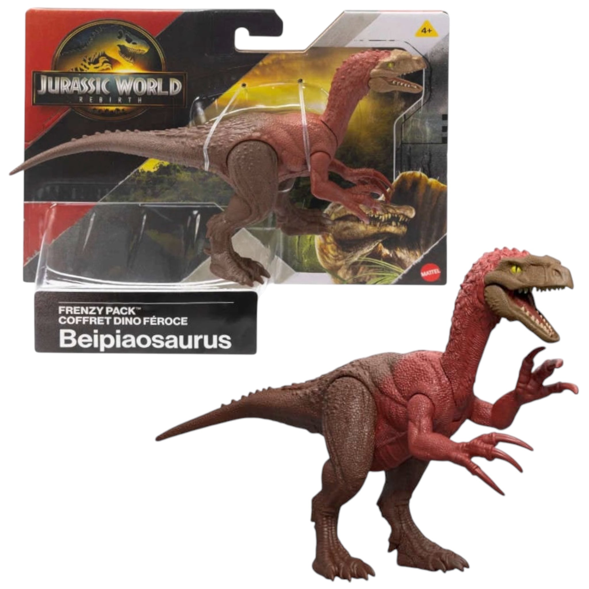 Mattel Jurassic World Frenzy Pack Beipiaosaurus Dinosauri