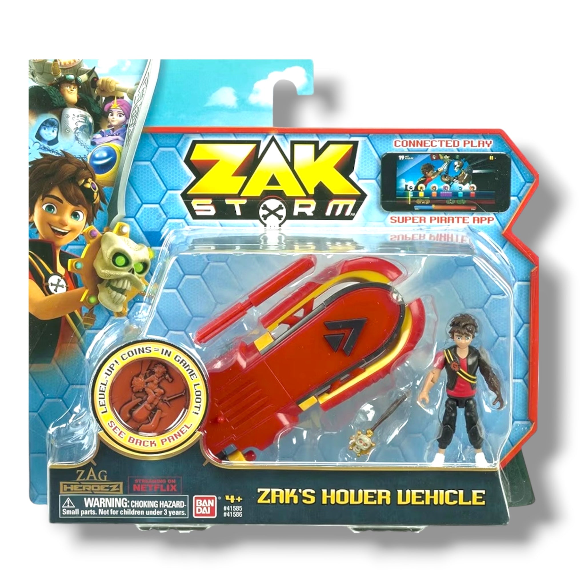 BANDAI Zak Storm Hover Veicolo e Monete