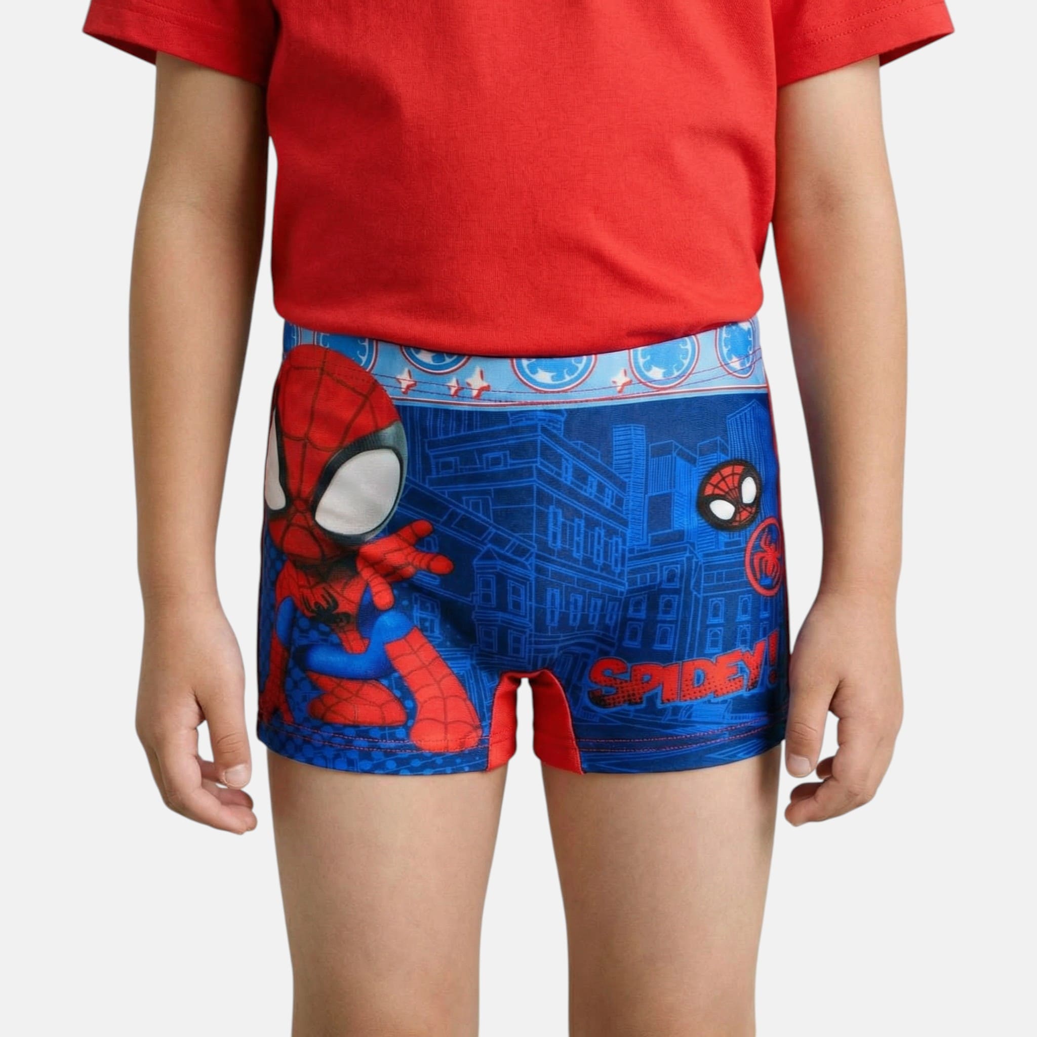 Costume Mare SPIDER-MAN Boxer da Bagno per Bambini per Mare e Piscina