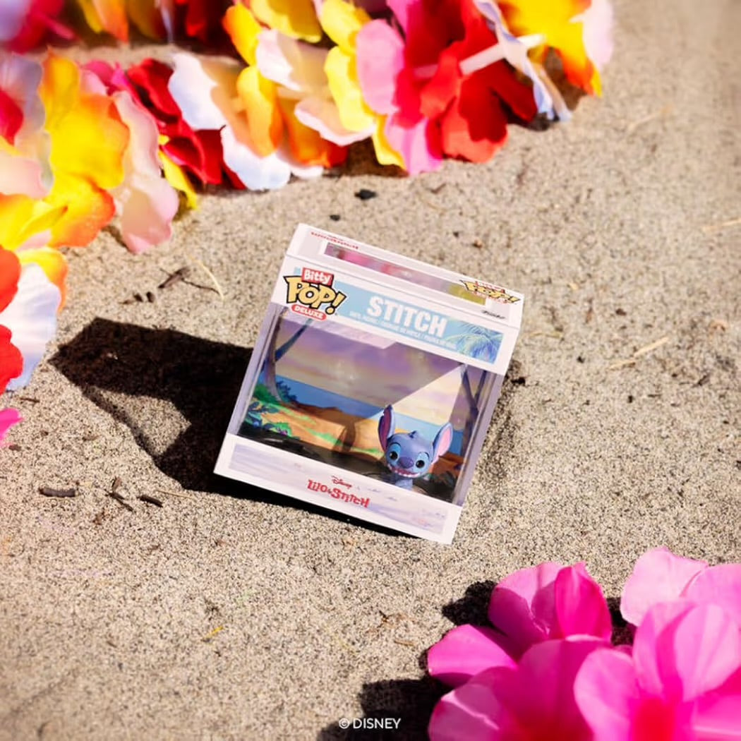 Funko Bitty POP! Mini 9 cm Deluxe Stitch Beach Figura in vinile da collezione Idea regalo per collezionisti ed esposizione