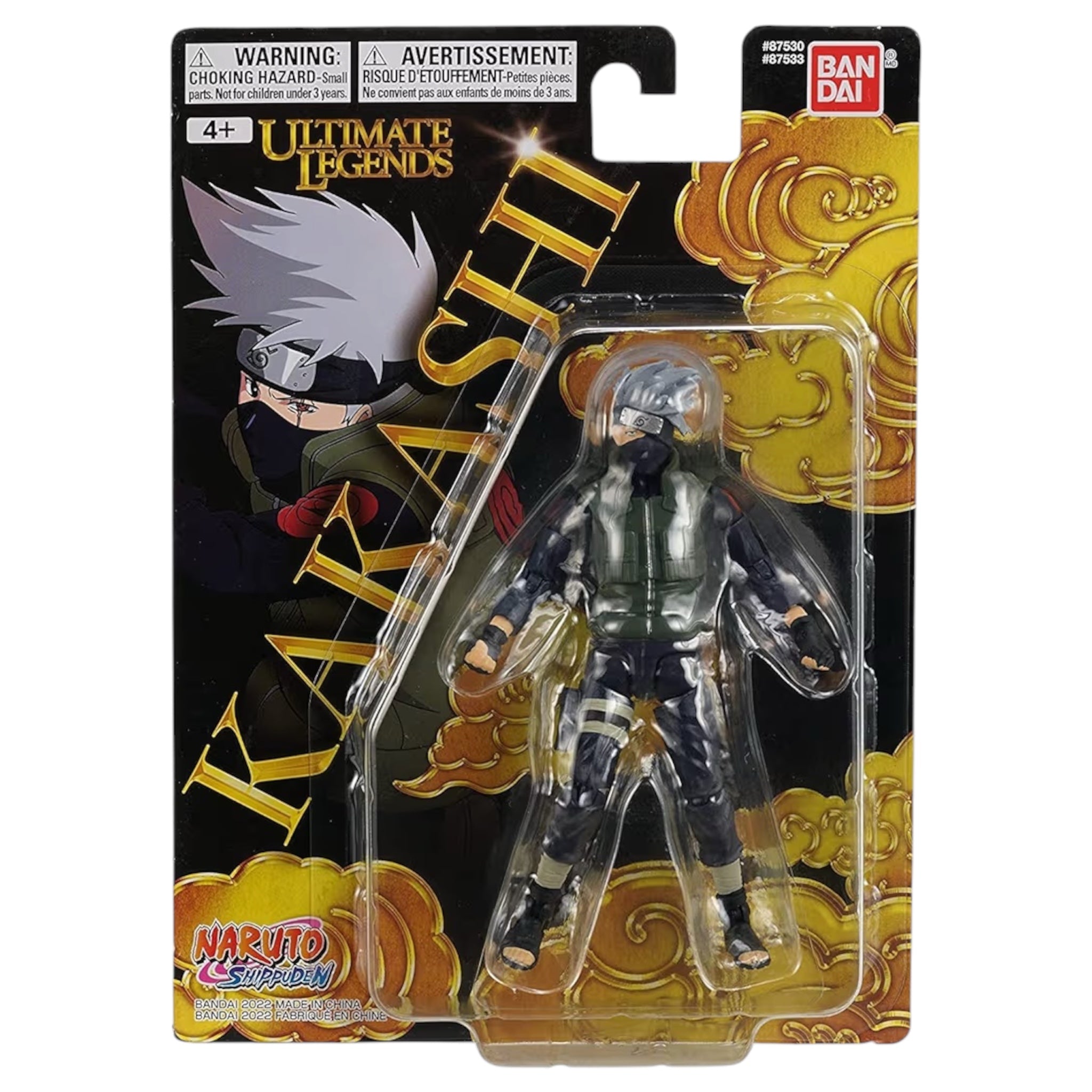 BANDAI Ultimate Legends Figura Naruto Kakashi Hatake Action Figure Anime da 12 cm da Collezione
