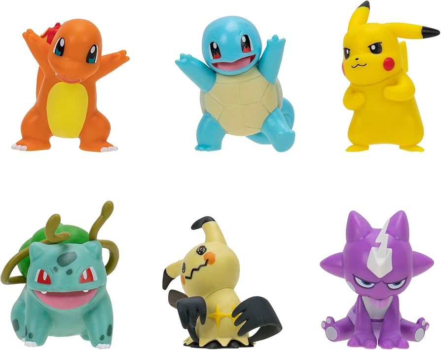 Pokémon Personaggi Set 6Pack 5-11cm