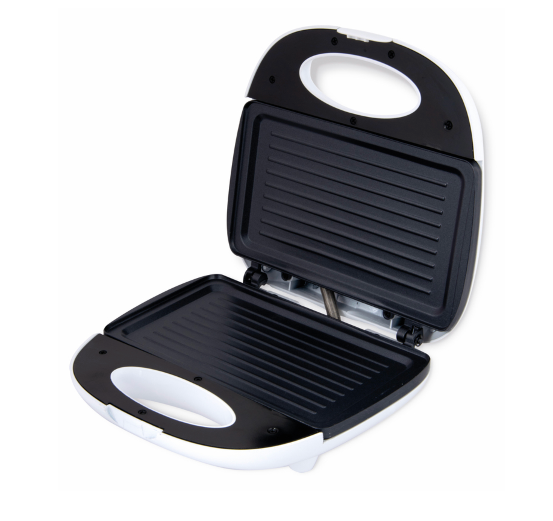 Tostiera elettrica 750 W con Piastre Antiaderenti e Spia di Funzionamento