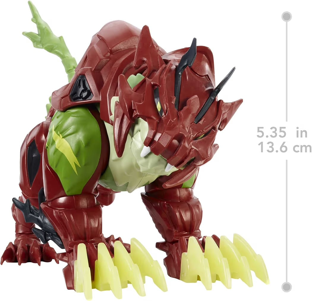 Mattel He-Man Action figure di Masters of the Universe Battle Cat basate sulla serie animata per il gioco, personaggi articolati