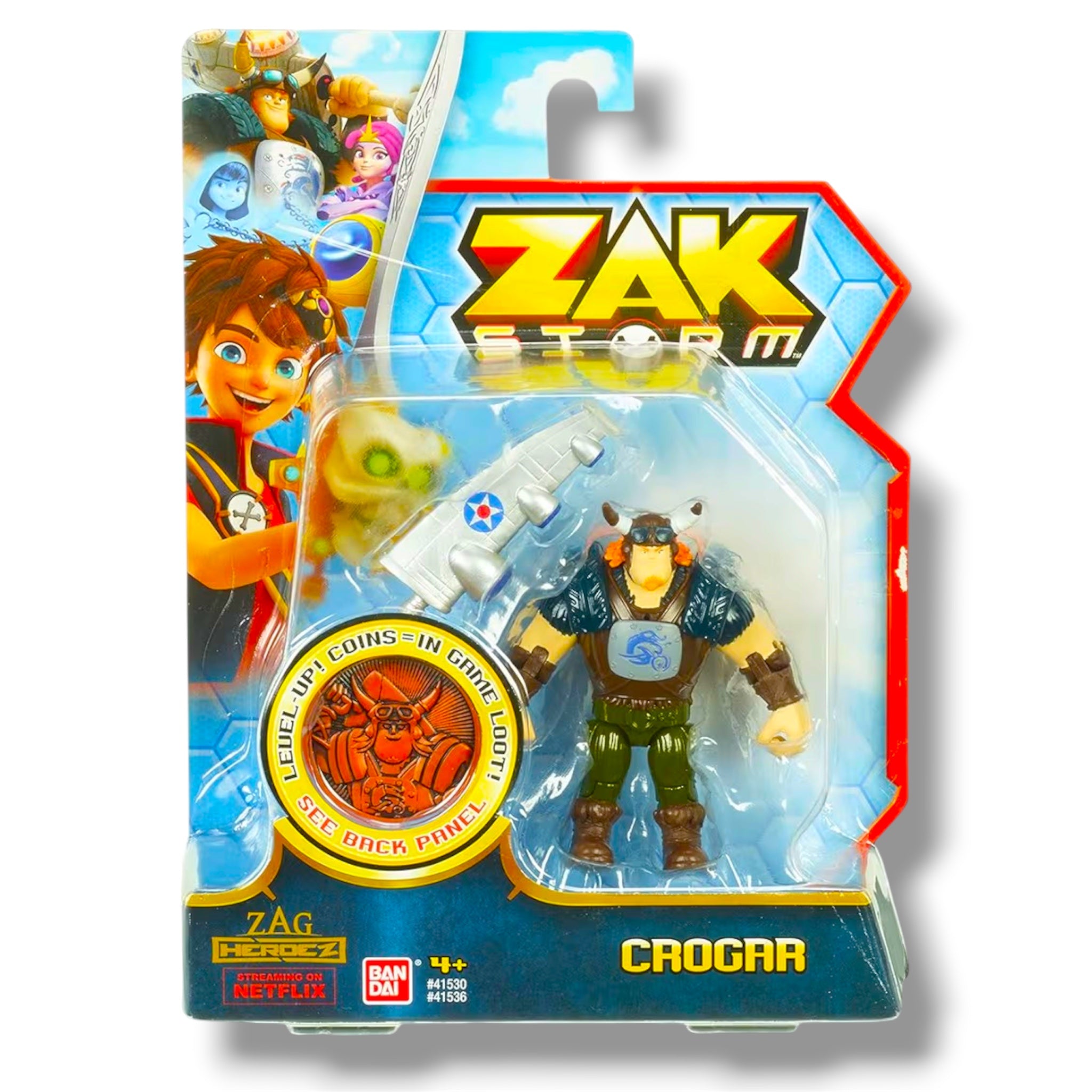 BANDAI Action Figure Zak Storm Statuetta articolata Pirata Crogar