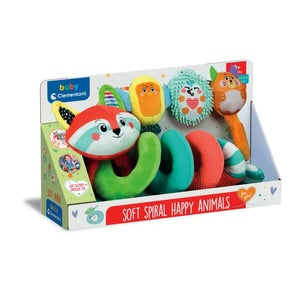 Clementoni - Soft Spiral Happy Animals