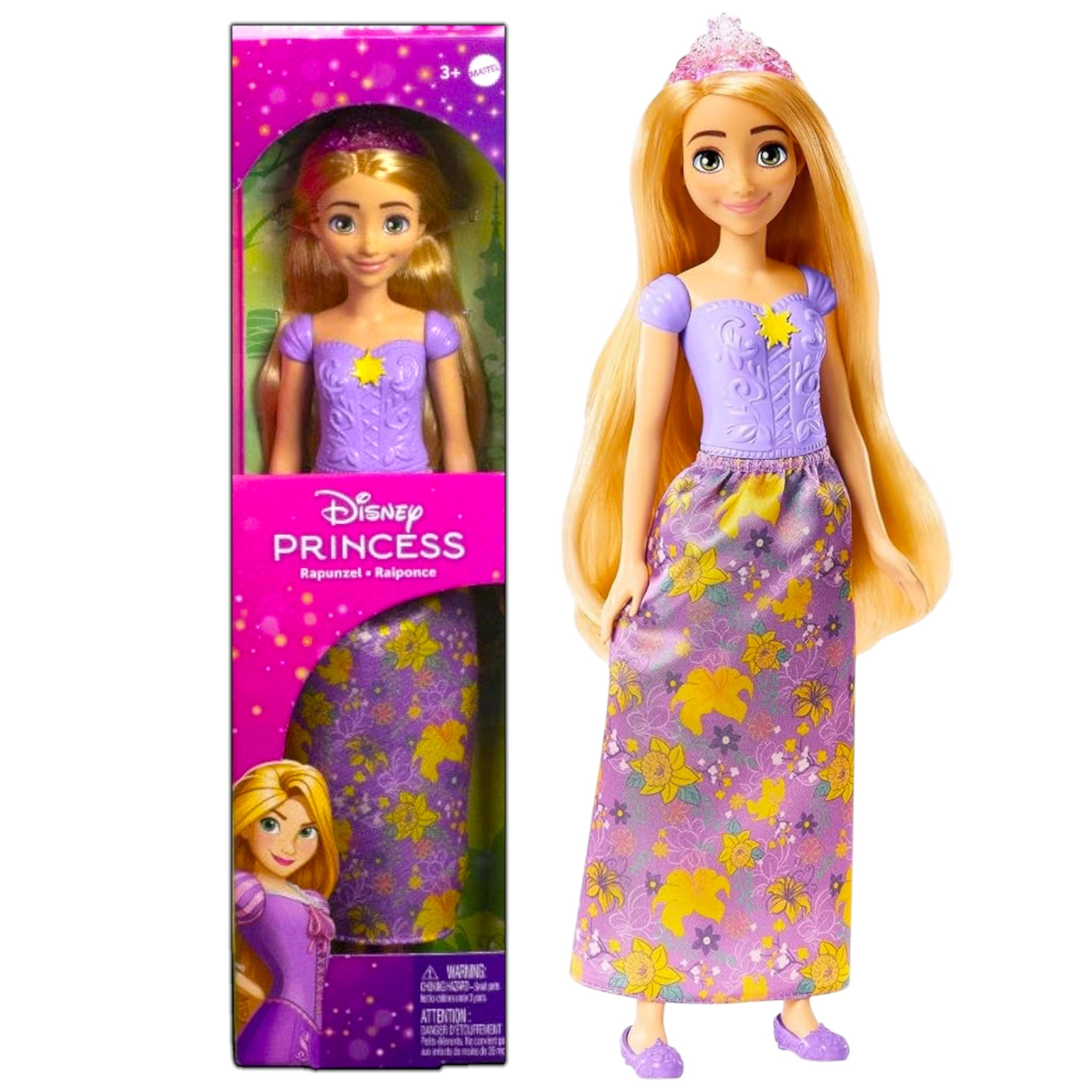 Mattel Disney Princess Rapunzel bambola alla moda 28 cm