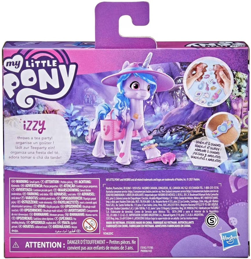 Hasbro My Little Pony Izzy Moonbow Avventura in Cristallo Personaggio 7,5 cm