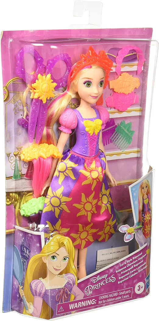 Hasbro Rapunzel Principessa Disney Bambola con extension per capelli e accessori