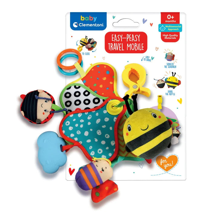 Baby Clementoni - Easy Peasy Travel Mobile