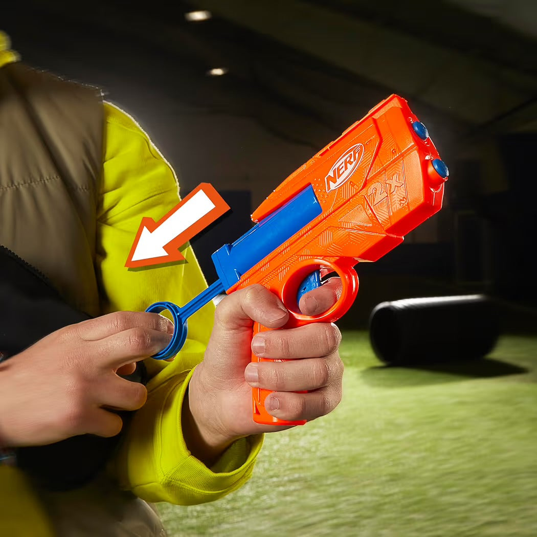 Hasbro Nerf N-Series Ward Blaster con 2 dardi ideale per bambini per sfide rapide e divertenti