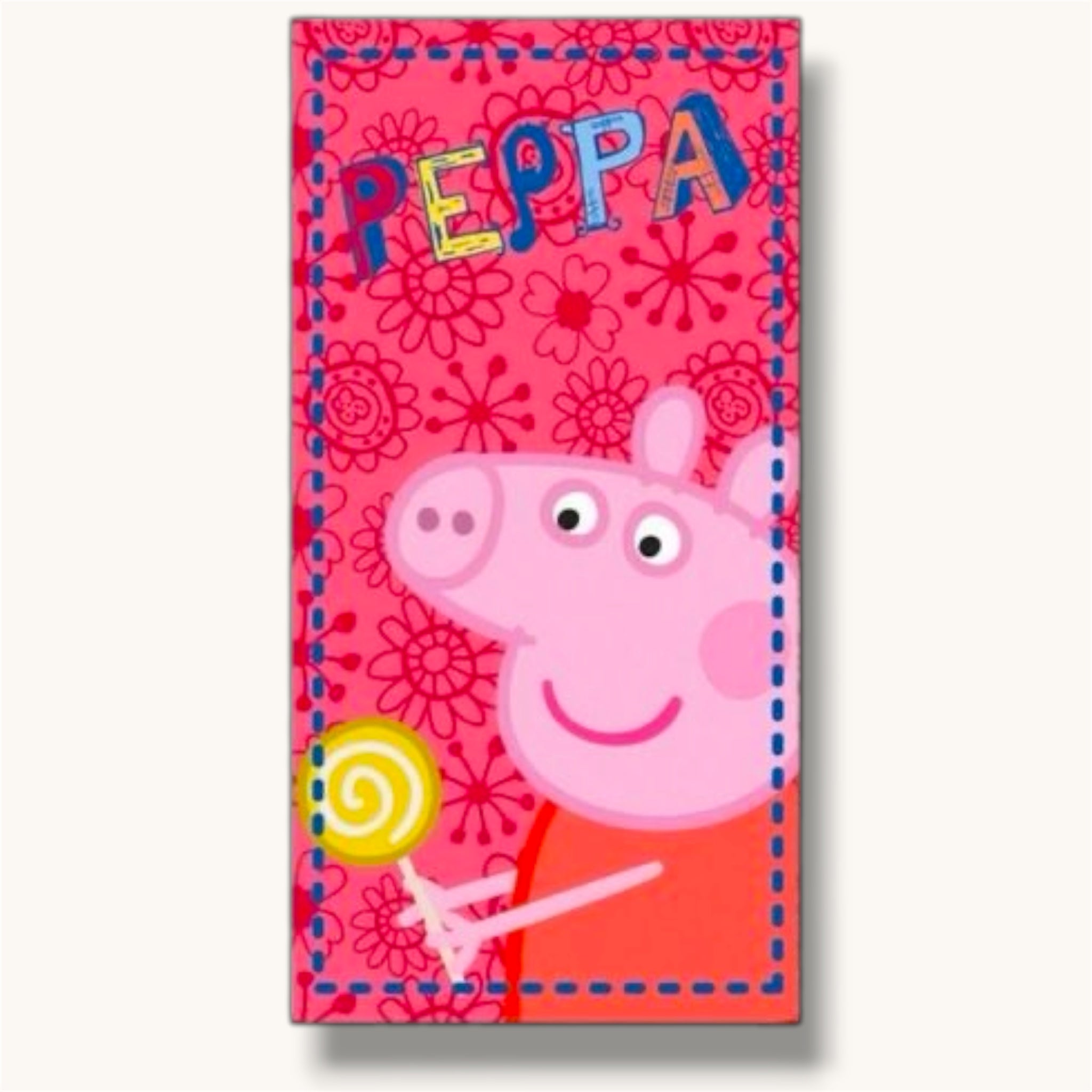 Telo mare PEPPA PIG con caramella Asciugamano da bagno 140 x 70 cm asciugamano in microfibra per bambini piscina spiaggia