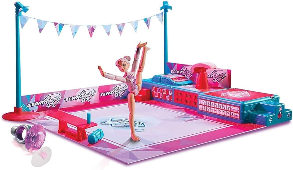 Grandi Giochi Team Gem Arena Playset con Ginnasta