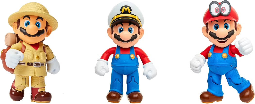 Super Mario Odyssey Pack 3 personaggi 10 cm