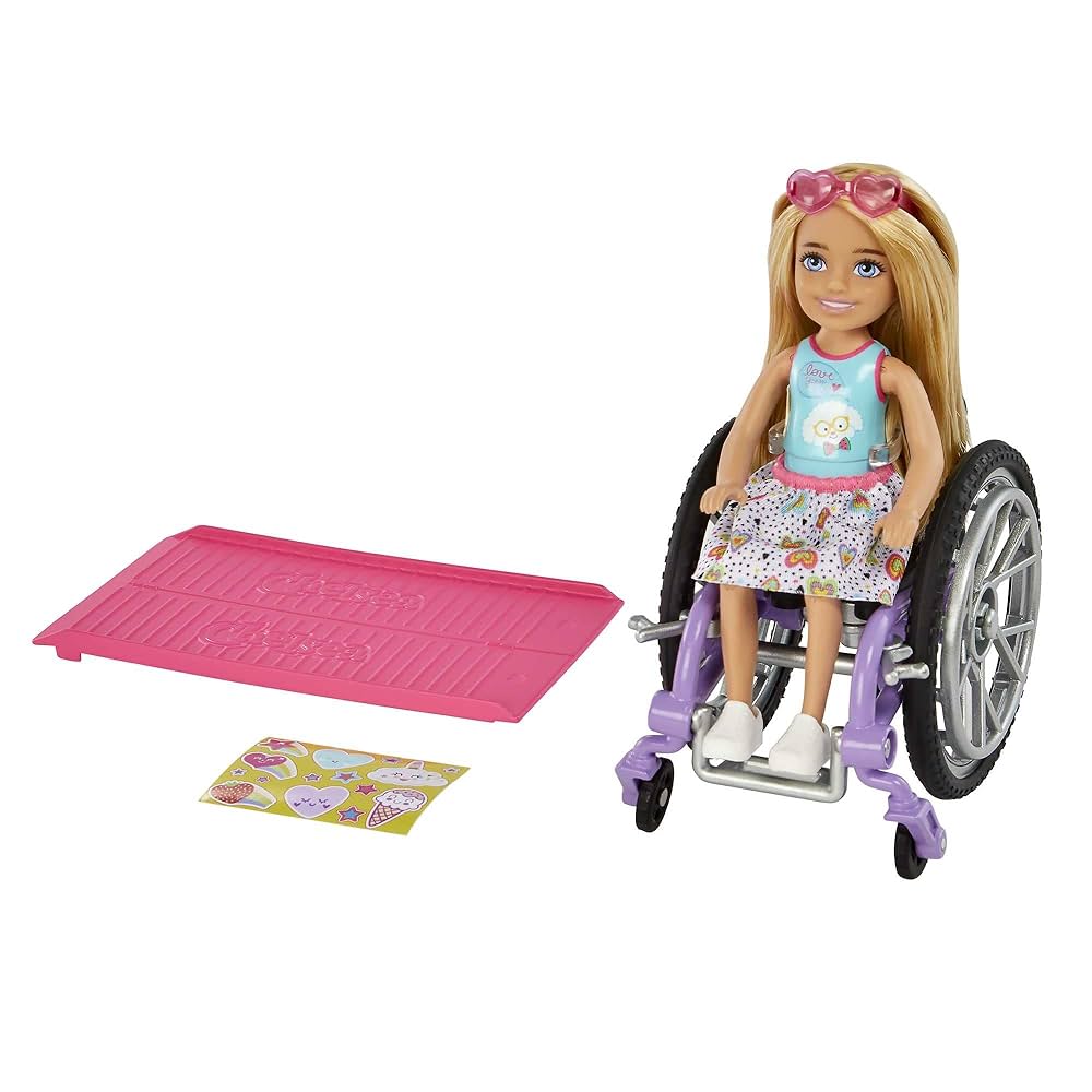 Barbie Mattel Chelsea Sedia a Rotelle