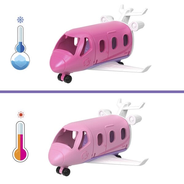 Mattel Barbie Mini BarbieLand Aereo dei Sogni HYF40 con Mini Bambola e Veicolo