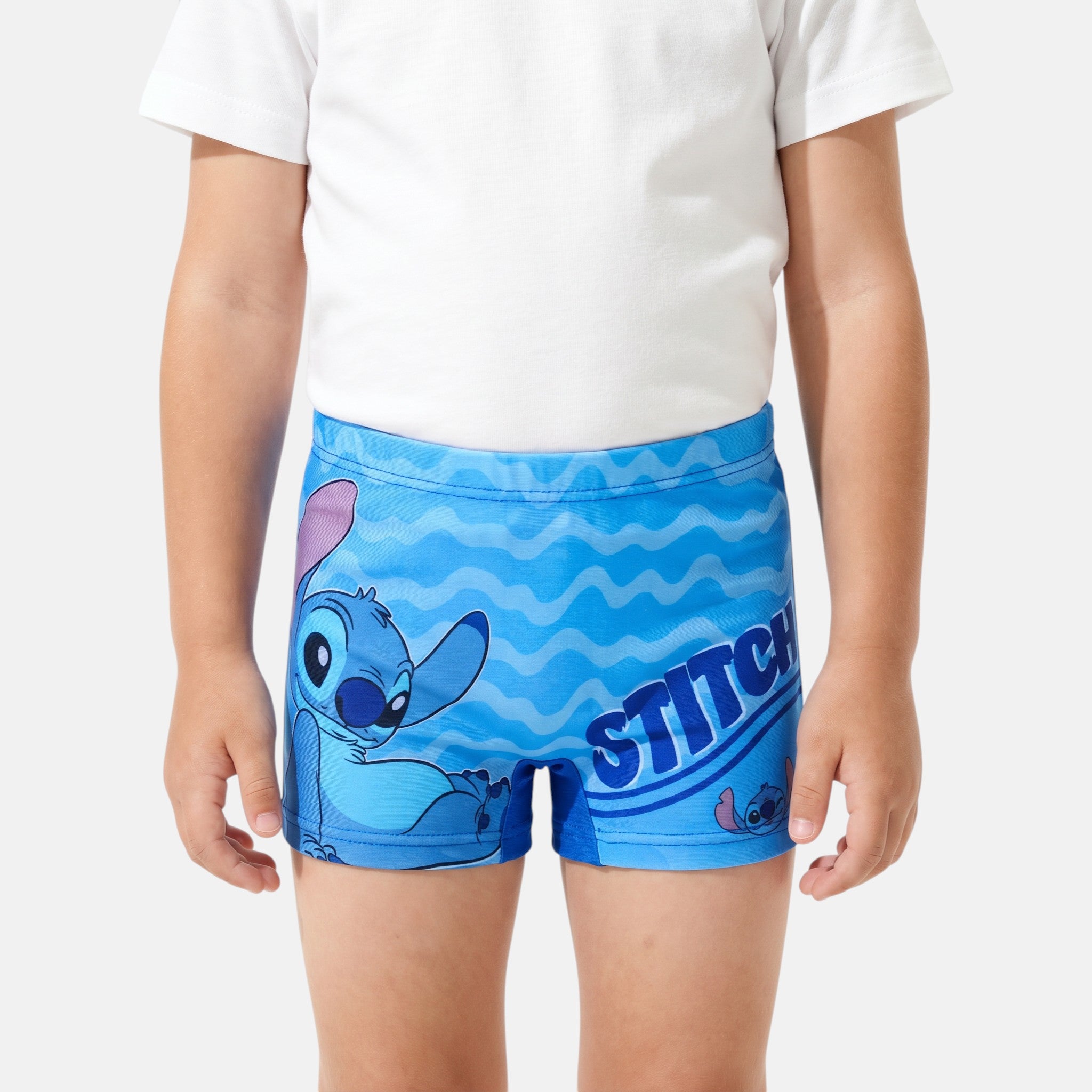 Costume Mare DISNEY STITCH Boxer da Bagno per Bambini per Mare e Piscina
