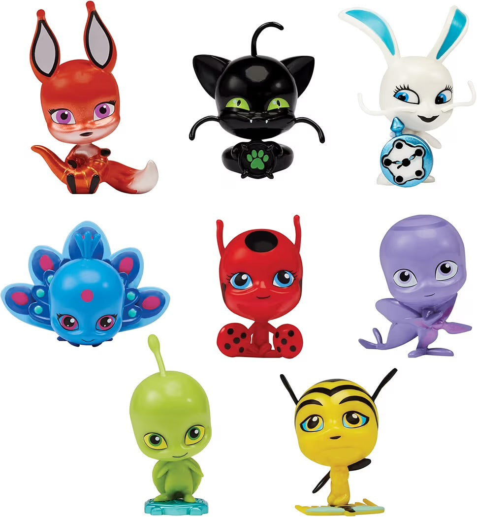 BANDAI Miraculous Kwami 1 Pz Mini Action Figure Collezionabile Miracle Box