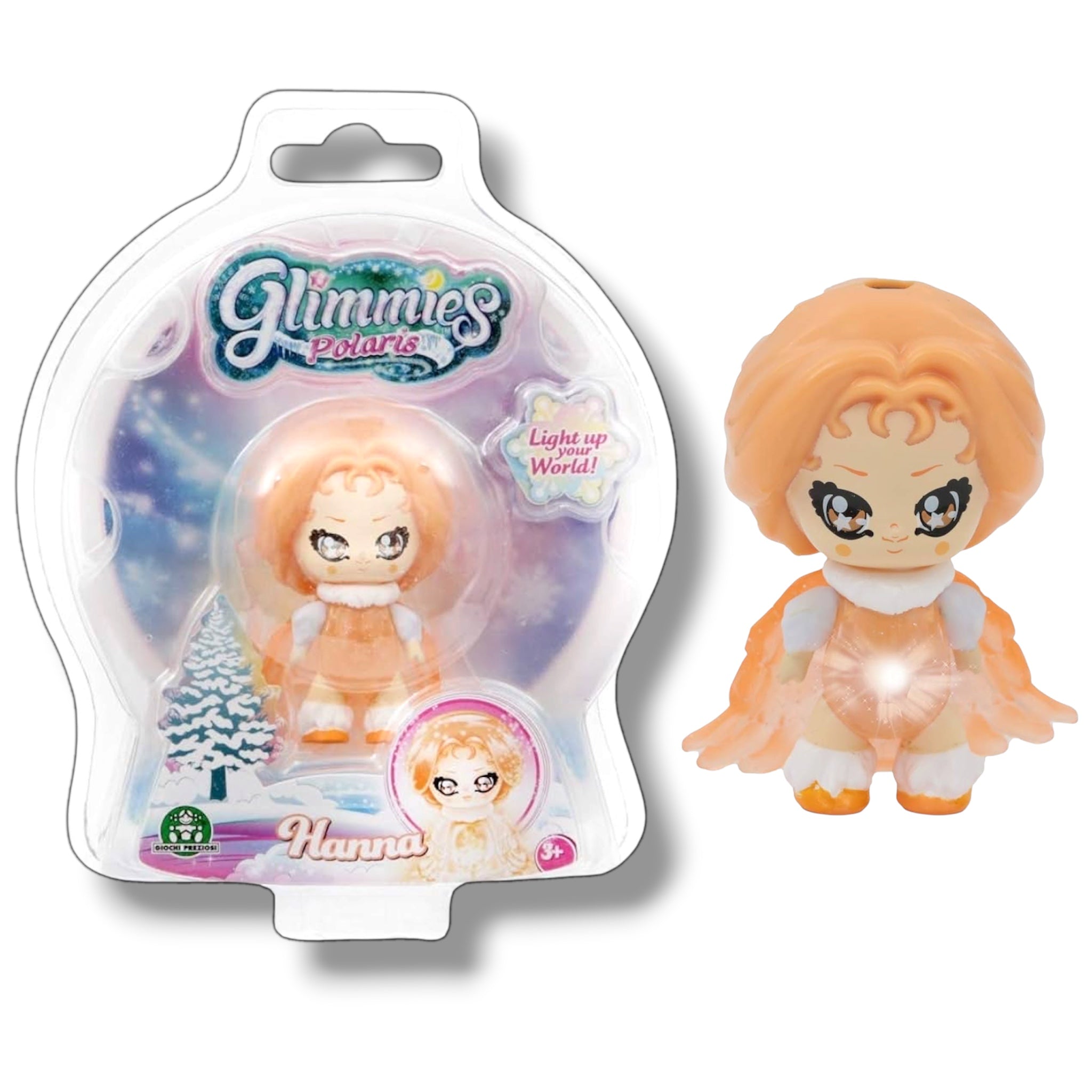 Giochi Preziosi Glimmies Polaris Hanna Mini statuetta arancione
