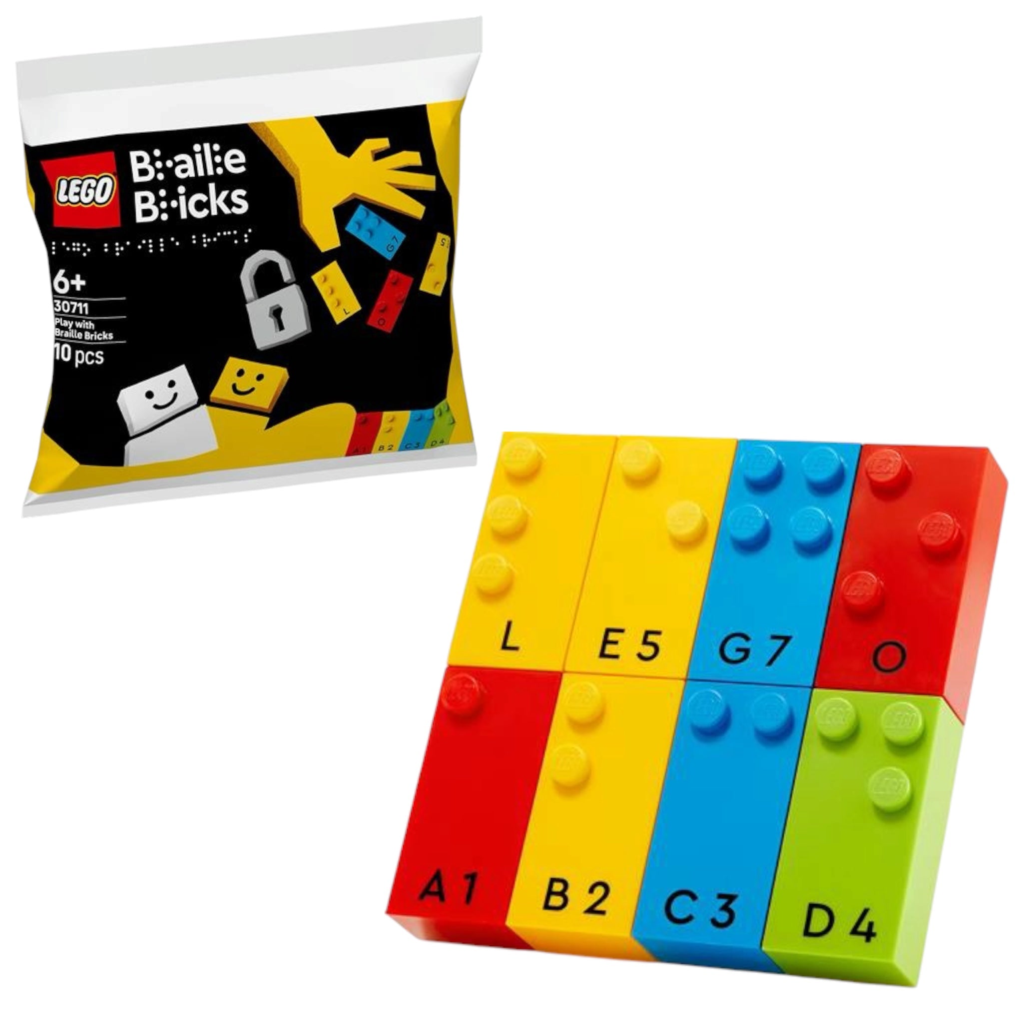 LEGO Recruitment Bags Gioca con i mattoncini Braille 30711