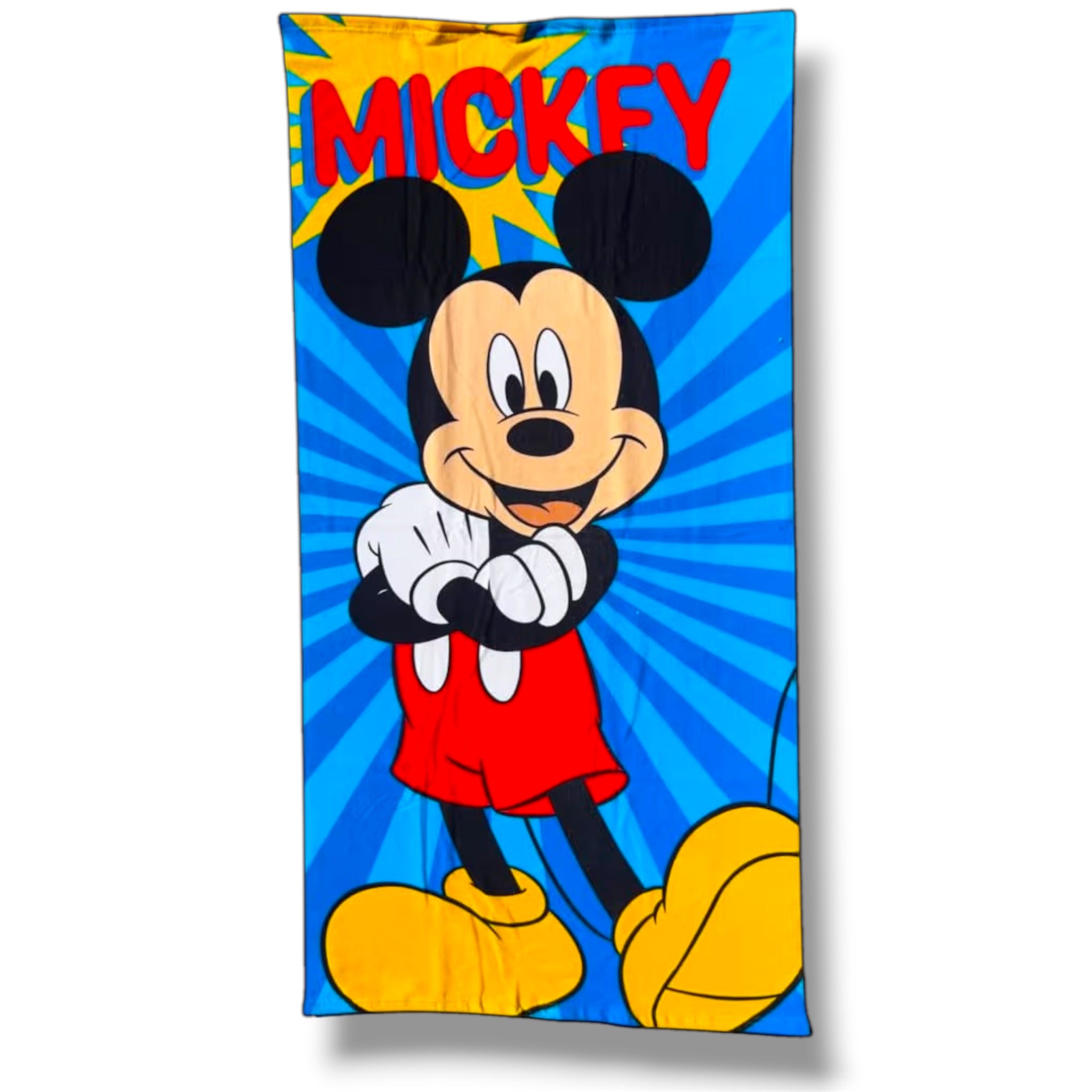 Telo mare Mickey Mouse Topolino Asciugamano da bagno 140 x 70 cm asciugamano in microfibra per bambini piscina spiaggia