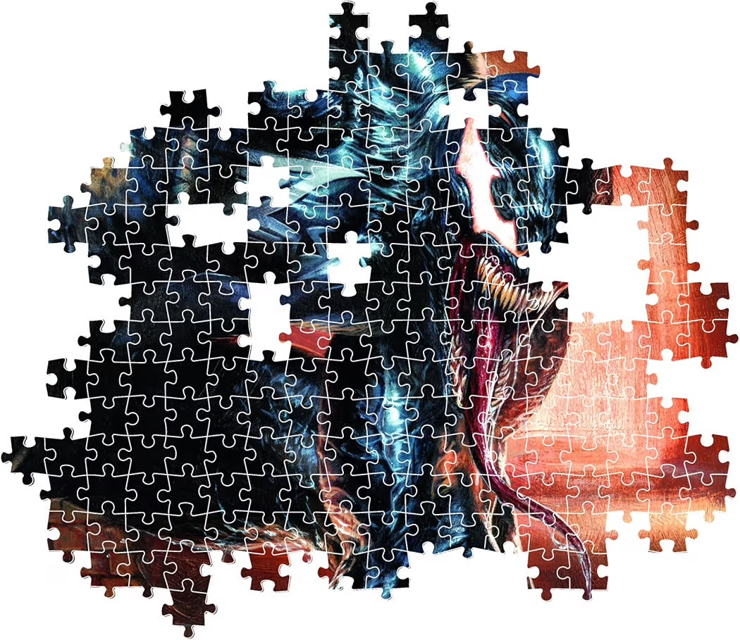 Clementoni Venom 1000 Pezzi con Poster Incluso Marvel Puzzle Supereroi, Divertimento Per Adulti, Made In Italy Multicolore