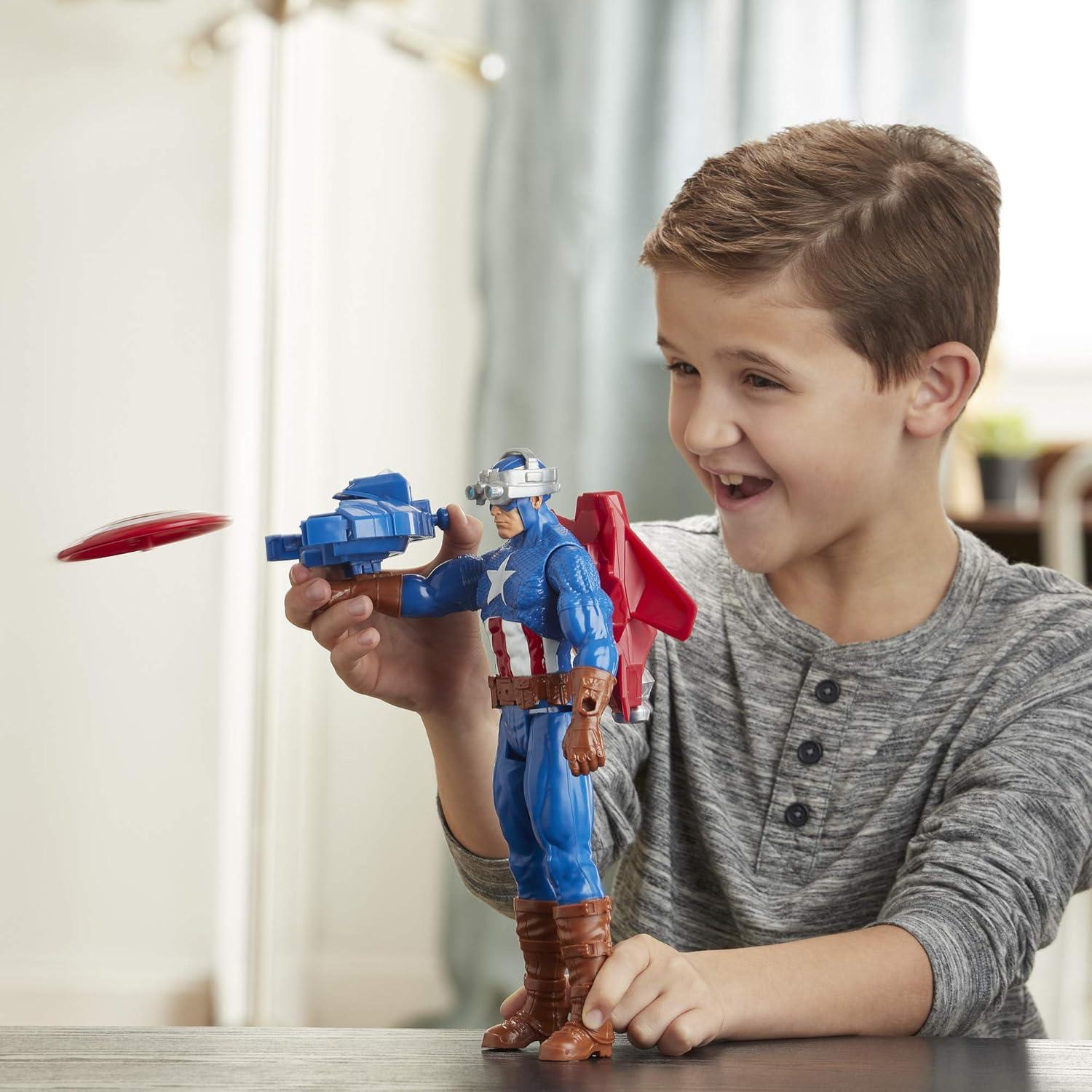 Hasbro Captain America 30 cm - Avengers Titan Hero Blast Gear