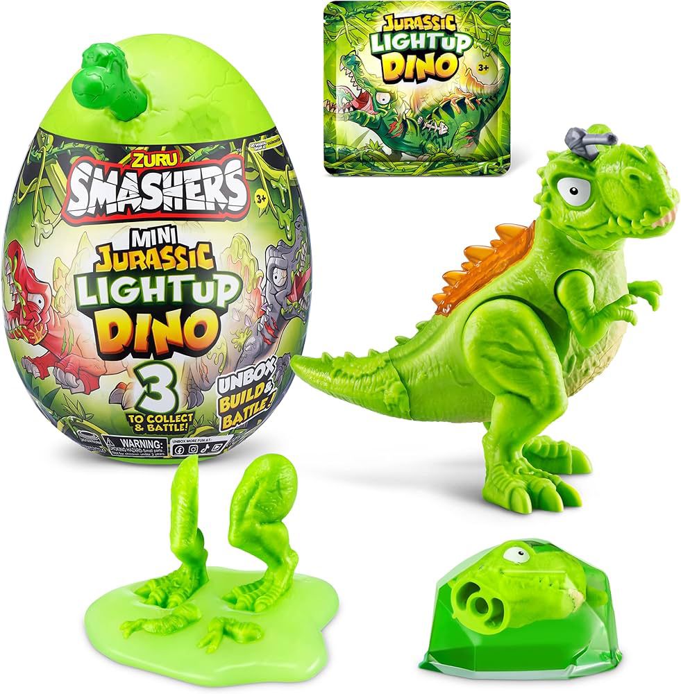 Zuru Smashers Mini Jurassic Light Up Dino Egg Blind box