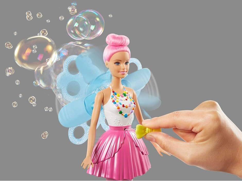 Barbie Fatina Magiche Bolle - Bambola con Accessori e Funzioni Interattive