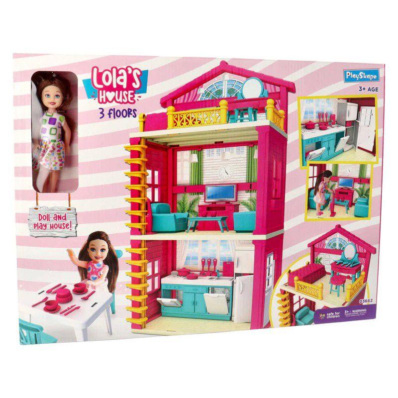 Casa di Lola 3 Piani + Bambola 13 CM