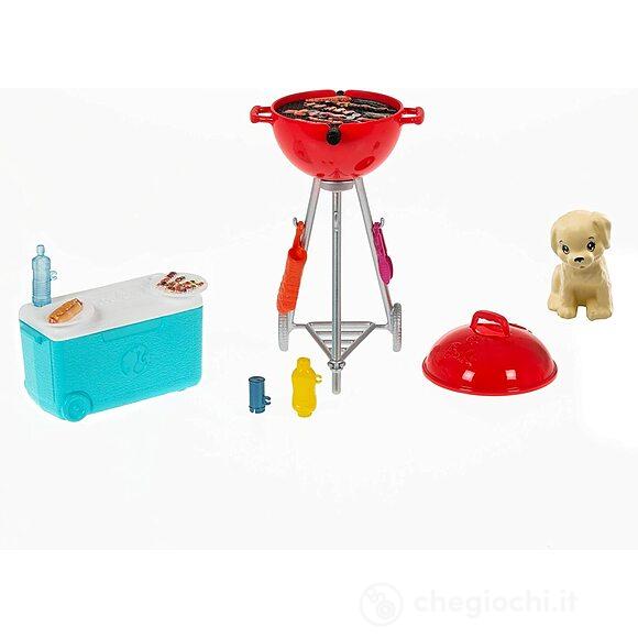 Mattel Barbie Playset Barbecue con Griglia