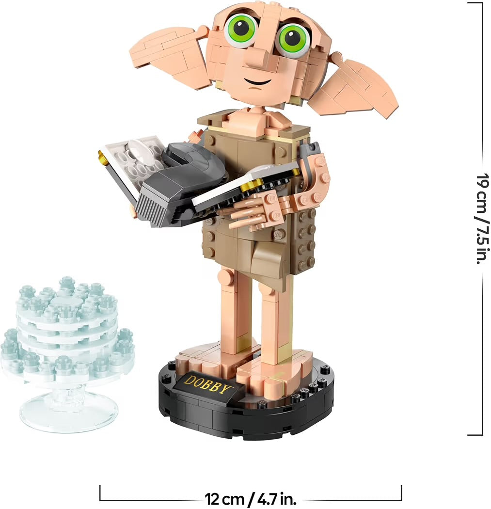 LEGO Harry Potter Dobby l'Elfo Domestico, Idea Regalo per Fan Modello Snodabile di Personaggio Iconico da Collezione 76421