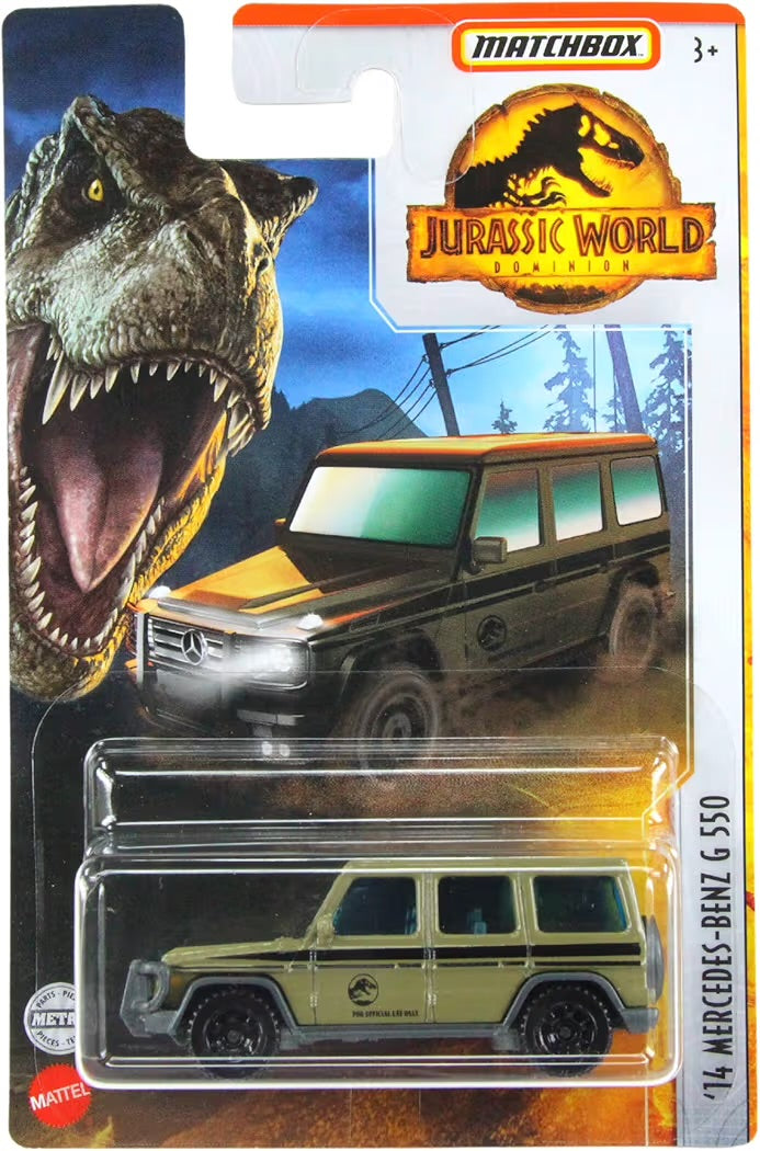 Mattel Jurassic World Matchbox Diecast 1:64 Scale 2014