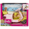 Mattel Barbie Scooter e Cagnolino Moto con Cucciolo e Casco