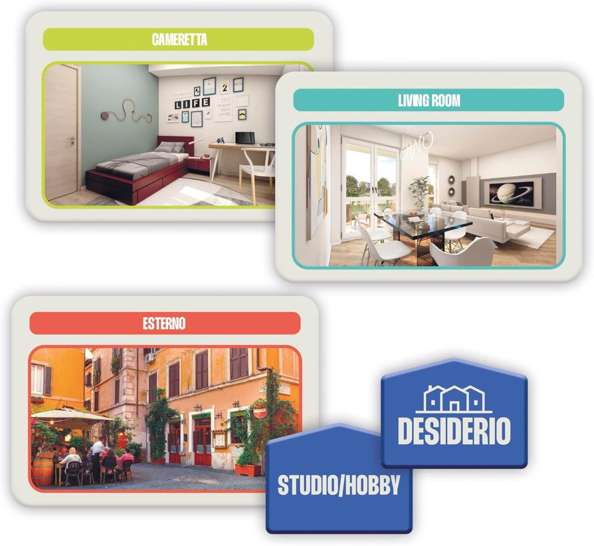 Clementoni Casa a Prima Vista Gioco da Tavolo Ispirato al Programma TV