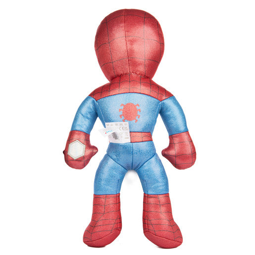 Peluche SPIDER-MAN Marvel 100 TH Cromato con Suono 38 cm
