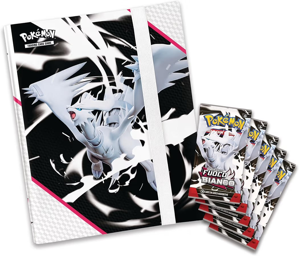Pokemon Fuoco Bianco Raccoglitore Con Reshiram