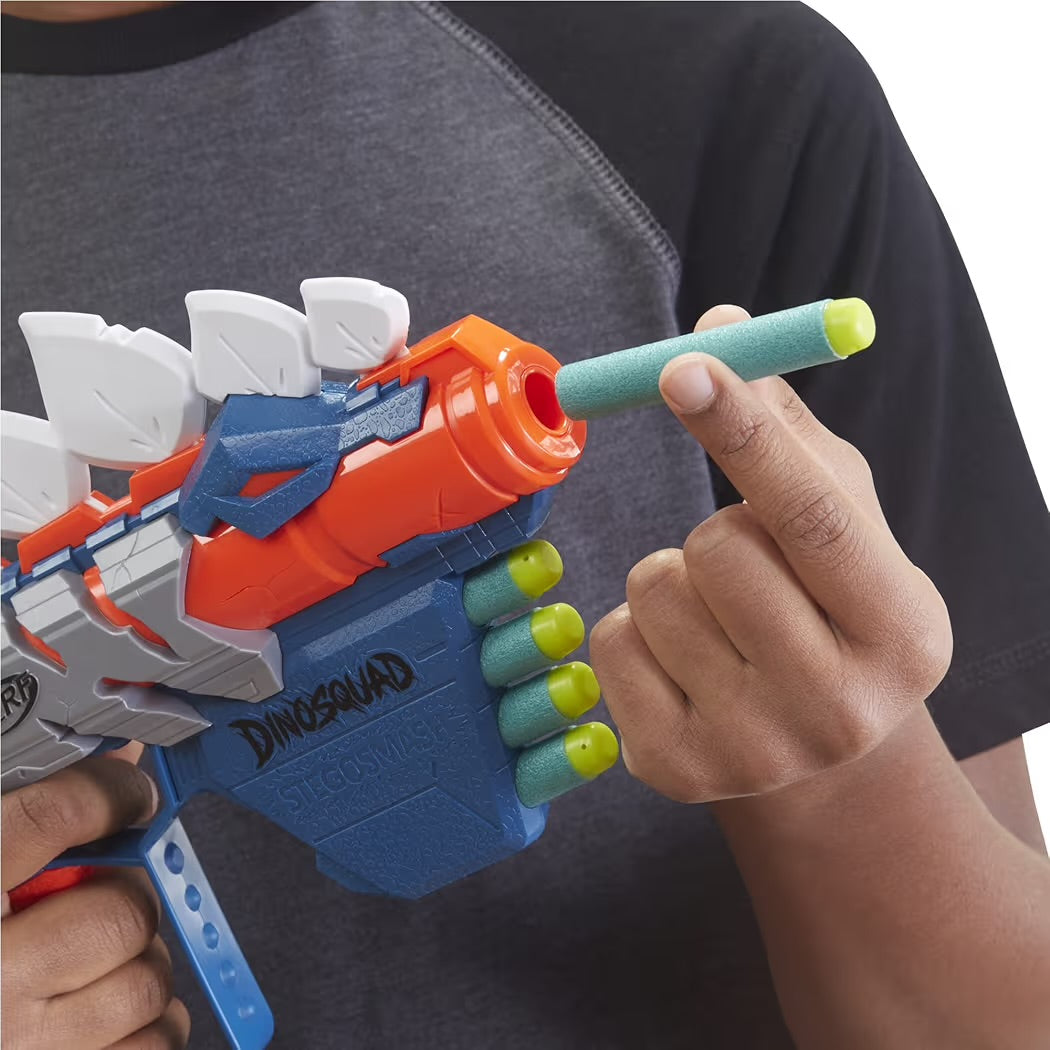Hasbro Nerf DinoSquad Stegosmash Dart Blaster caricatore da 4 dardi