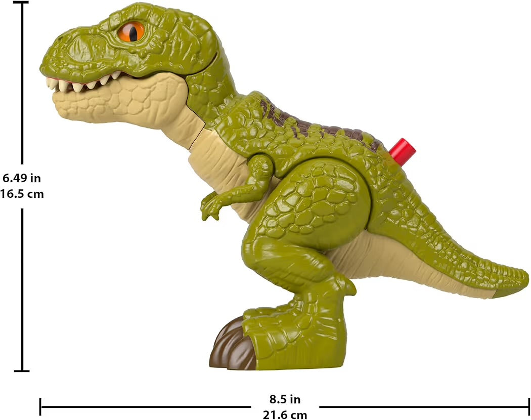 Fisher-Price Imaginext Jurassic World La Rinascita T-Rex dinosauro 20 cm