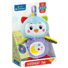 Clementoni Good Night Owl - Peluche Neonato Interattivo Luce Notturna con Suoni 0-36 Mesi