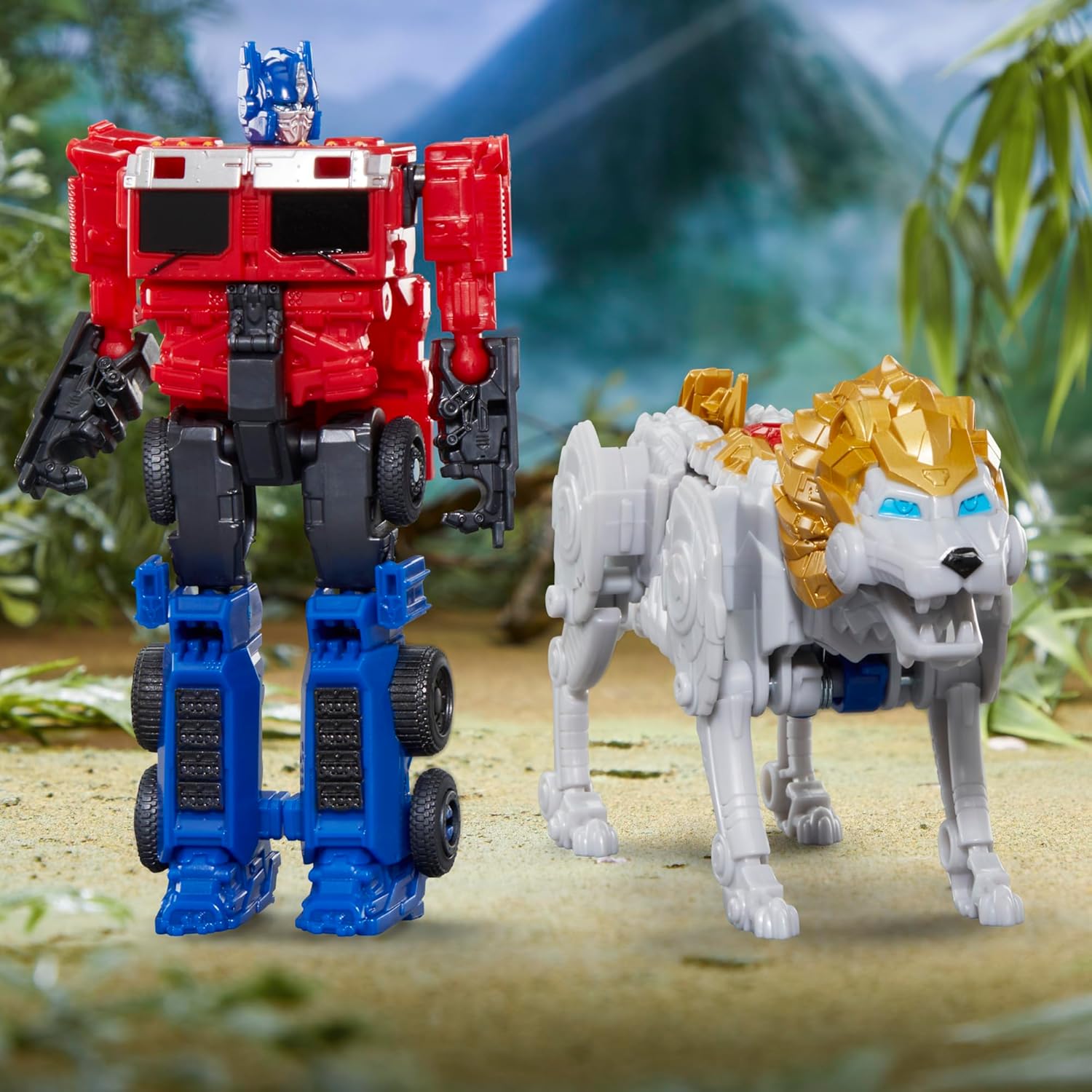 Hasbro Transformers Rise of the Beasts Optimus Prime Lionblade Combiner 2 Pack