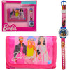 Barbie Set Orologio Digitale da Polso Portafogli con Accessori