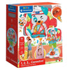 Clementoni Baby 1,2,3 Canestro Basket, Giocattolo Elettronico con Luci e Suoni Bambini 18+ Mesi