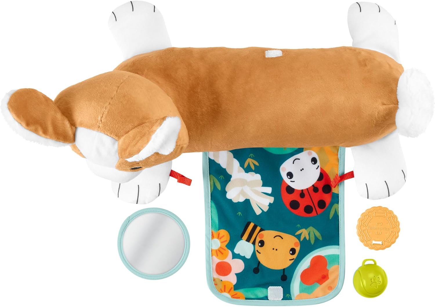 Fisher-Price Cuscino Corgi Tummy Time 3 in 1