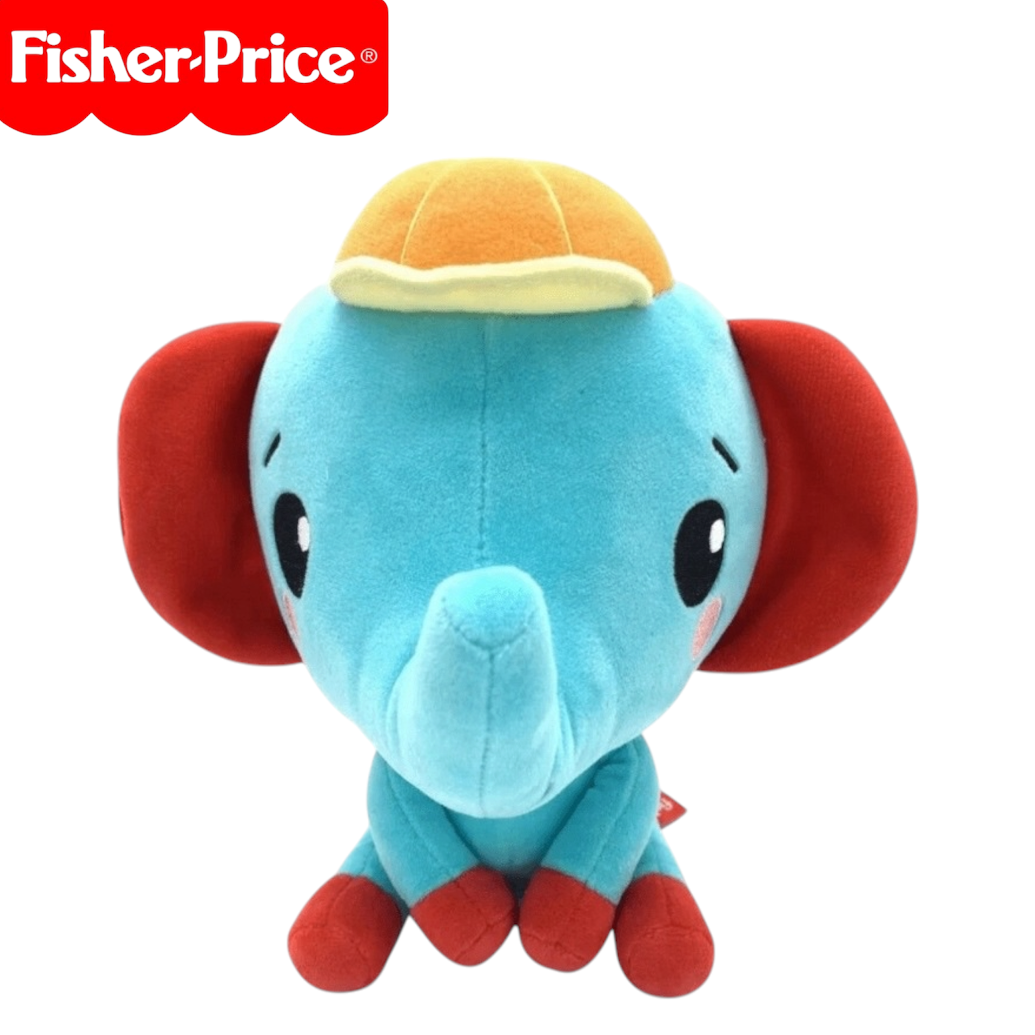Fisher-Price Bassotto gioco sensoriale e Peluche Elefante 20 cm 6+ Mesi