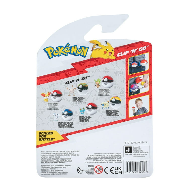 Pokémon Clip’n’Go Fynx con Poké Ball PKW3132 Personaggio 5 cm