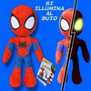 Simba Disney Marvel Spidey Peluche Spiderman 25 cm con Occhi Luminosi