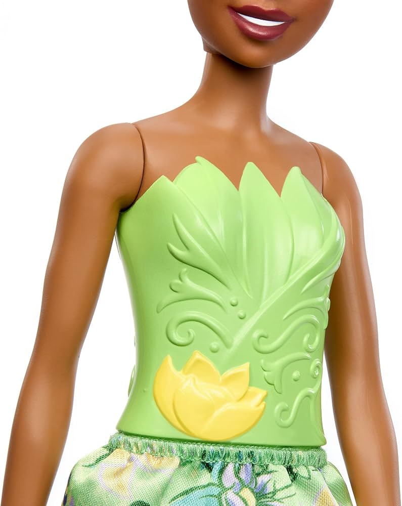 Mattel Disney Princess Tiana La principessa e il ranocchio bambola alla moda 28 cm